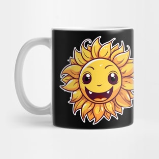 Cute Cartoon Sunflower Mug